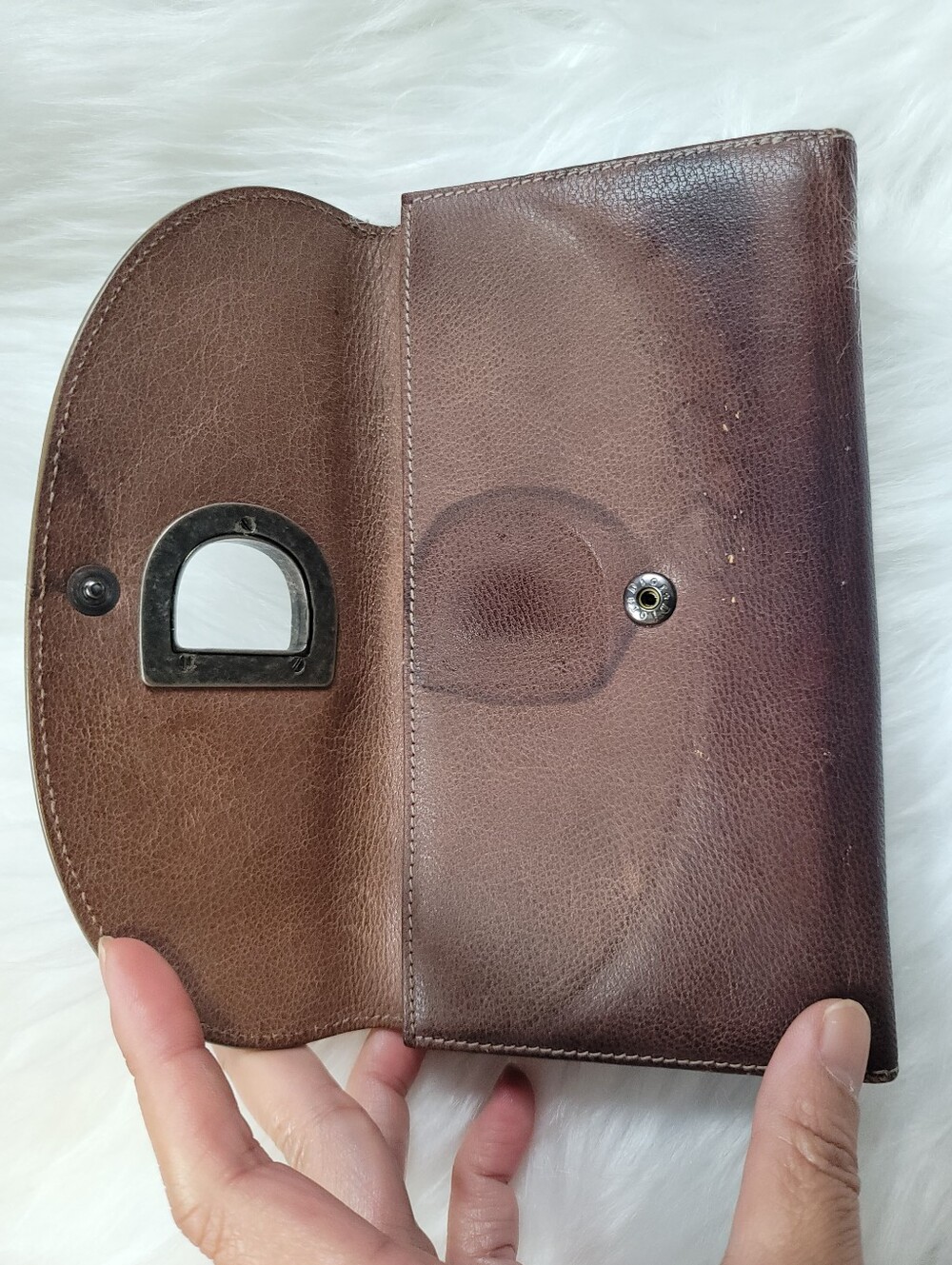 Dior Vintage Wallet Brown, Leather - Picture 6 of 11